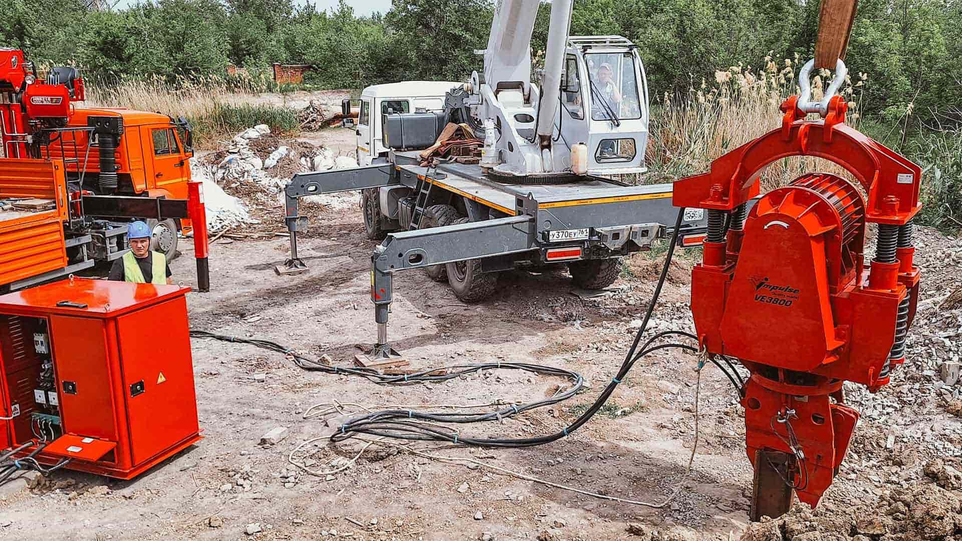 Крановый вибропогружатель Impulse VE3800
