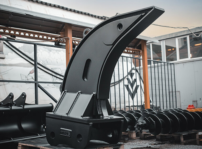 Добыча известняка с помощью клыка-расклинивателя