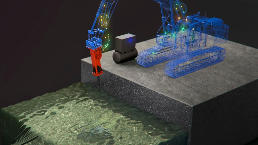 Гидромолот: работа под водой