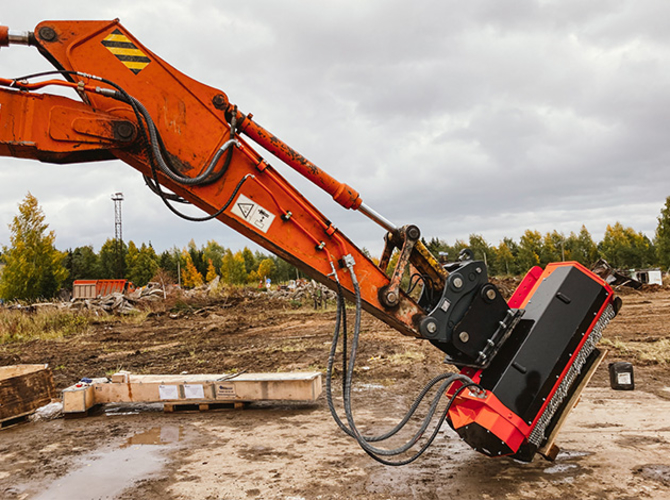 Мульчер Impulse для обслуживания дорог Сыктывкара