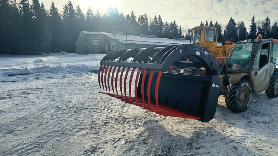 Доставка корма для животных без потерь с вилами Impulse BLC2400