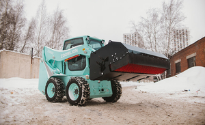 Impulse SP 1850х550B на Bobcat (Бобкэт) с бункером